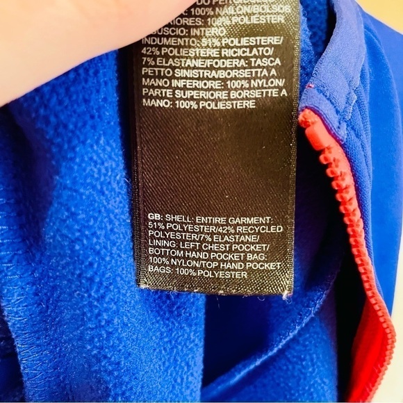 The North Face Blue Hooded Athletic Jacket Small - Picture 7 of 9